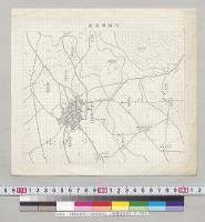方眼紙地図（八面城表面1、2・海龍城表面1、2）／明治