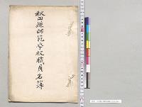 秋田県立師範学校職員名簿／明治
