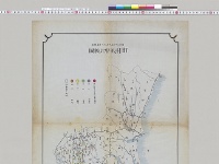町村被害比較図（明治35年9月暴風雨）　茨城県／明治