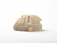 石製合子蓋残欠（石膏模造）