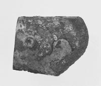 金銅製圭頭柄頭