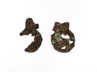 鉄地金銅張辻金具残欠