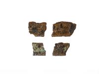 金銅製毛彫縁金具残欠