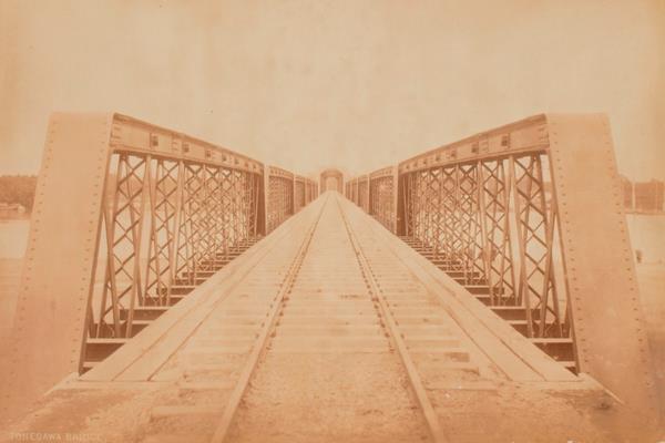 利根川鉄道橋真景