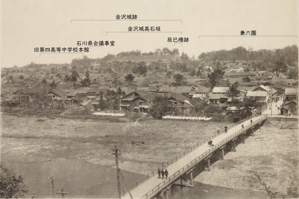 金澤市街ノ景（西部）