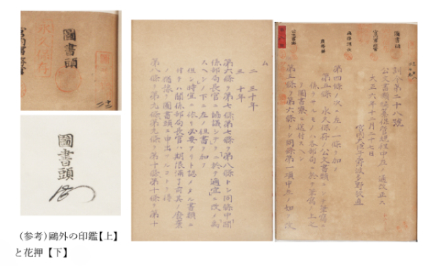 公文書類編纂保管規程の改正